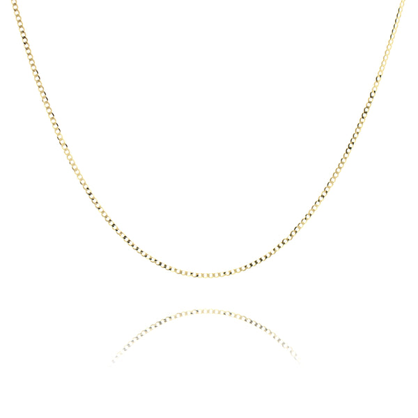 14K Solid Gold Gourmet Chain Necklace