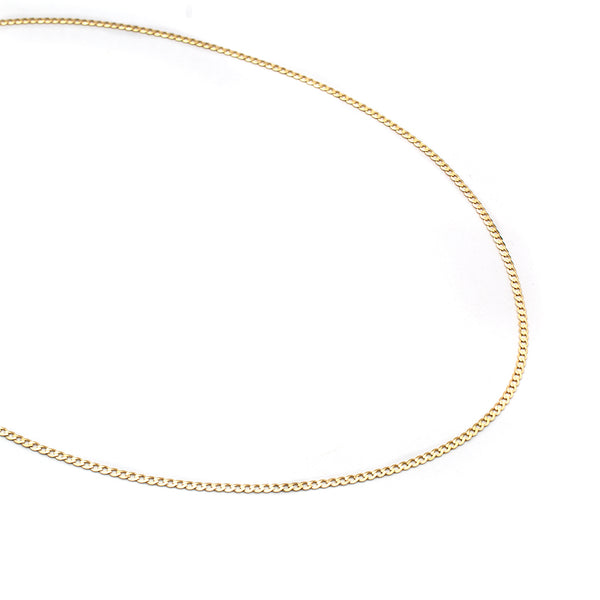 14K Solid Gold Gourmet Chain Necklace