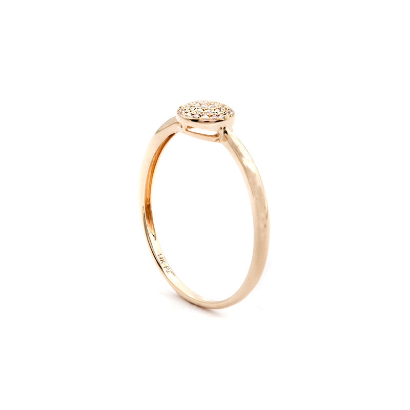 14K Gold Diamond 0.065 ct Ring