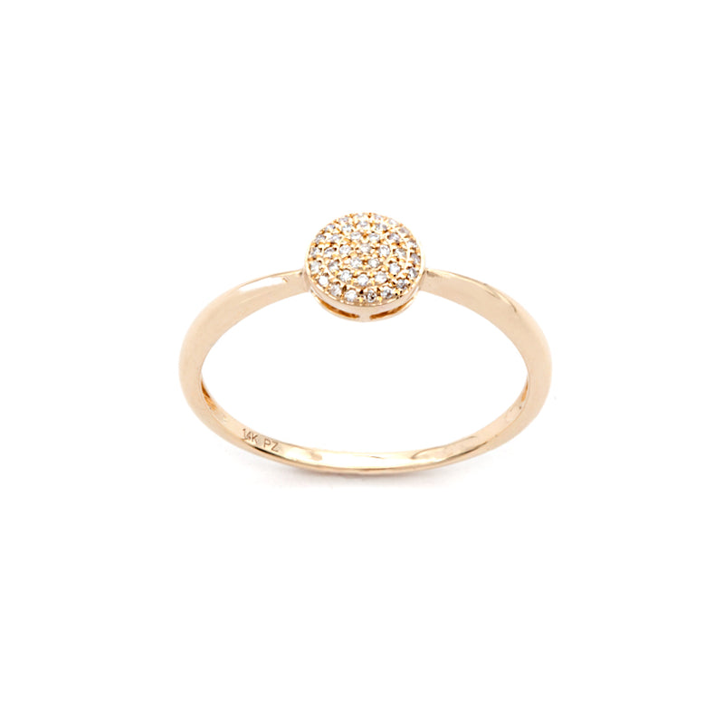 14K Gold Diamond 0.065 ct Ring