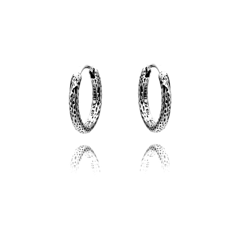 Sterling Silver Classic Hoop Earrings 3/4''