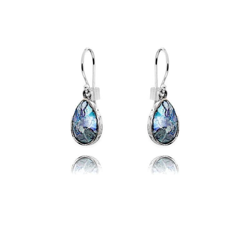 Roman Glass Drop Earrings