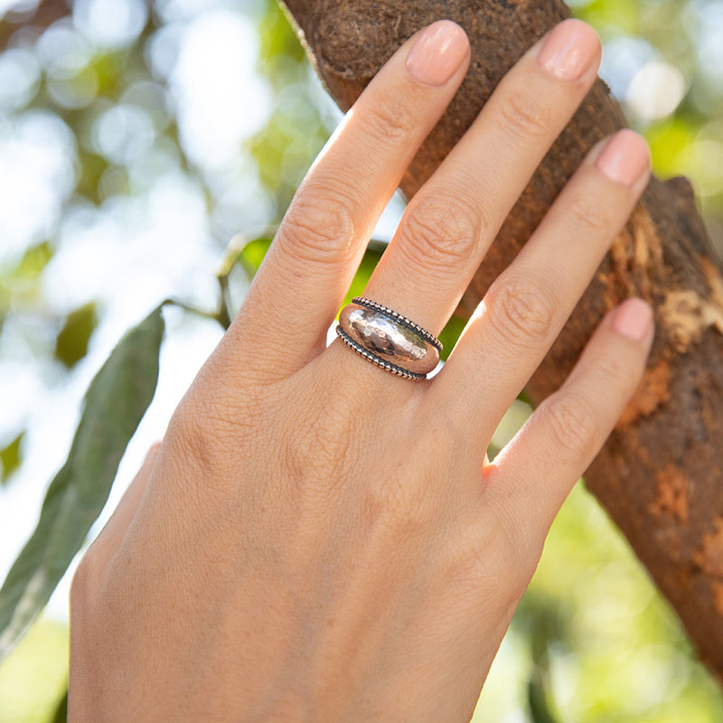 Beaded Dome Ring