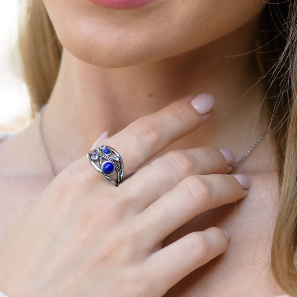 Highway Lapis Gemstone Ring